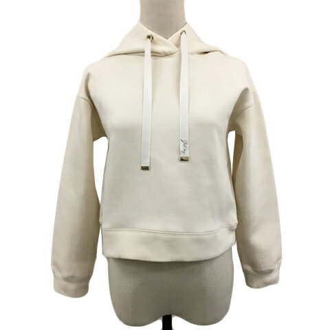 【中古】ジルバイジルスチュアート JILL by JILLSTUART パーカー スウェット プルオーバー 無地 長袖 FR ベージュ レディース 【ベクトル 古着】 251126