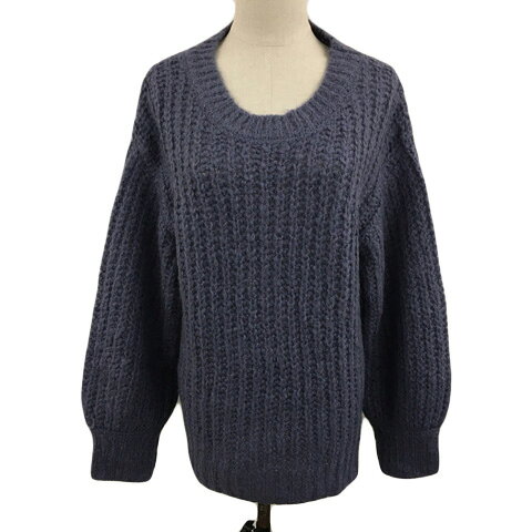Rakuten - 【中古】プロポーション ボディドレッシング PROPORTION BODY DRESSING セーター ニット ラウンドネック プルオーバー 無地 モヘヤ混 長袖 FR 紫 パープル レディース 【ベクトル 古着】 251119
