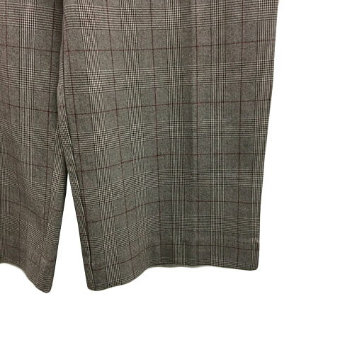 【中古】ロペピクニック ROPE Picnic パンツ ワイド ロング タック チェック ウエストゴム 36 茶 赤 ブラウン レッド レディース 【ベクトル 古着】 260226 auc-vector-20761027 ブランド古着の買取販売ベクトル サンプル画像3