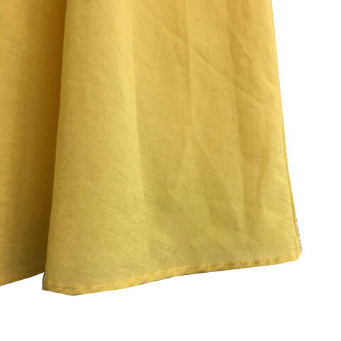【中古】ロペピクニック ROPE Picnic スカート フレア ギャザー ひざ丈 ウエストゴム 無地 36 黄 イエロー レディース 【ベクトル 古着】 260803 auc-vector-21163473 ブランド古着の買取販売ベクトル サンプル画像3