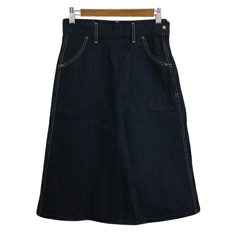【中古】ロペピクニック ROPE Picnic ×LEE スカート 台形 デニム ひざ丈 S(36) 紺 青 ネイビー ブルー レディース 【ベクトル 古着】 260831 auc-vector-21235027 ブランド古着の買取販売ベクトル パッケージ画像