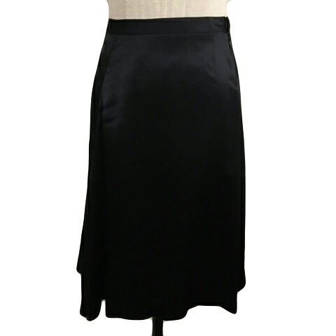 美品■DKNY■シルク＆レースセットアップ　ブラウス＆スカート■黒■size4 美品□DKNY□シルク＆レースセットアップ ブラウス＆スカート□黒