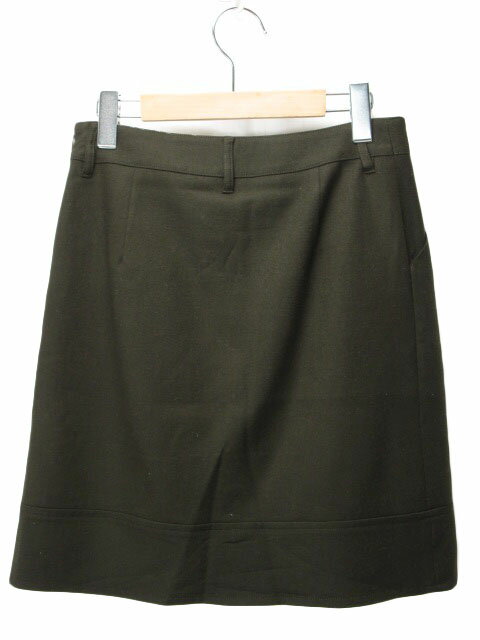 【中古】グリーンレーベルリラクシング ユナイテッドアローズ green label relaxing トレンチスカート ウール 40 緑 レディース 【ベクトル 古着】 210208 ベクトルプレミアム店