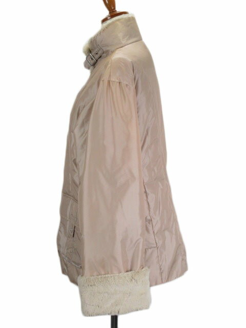 【中古】オットー OTTO コート ジャケット ダウン フェイクファー LL ベージュ レディース 【ベクトル 古着】 191111 ベクトルプレミアム店