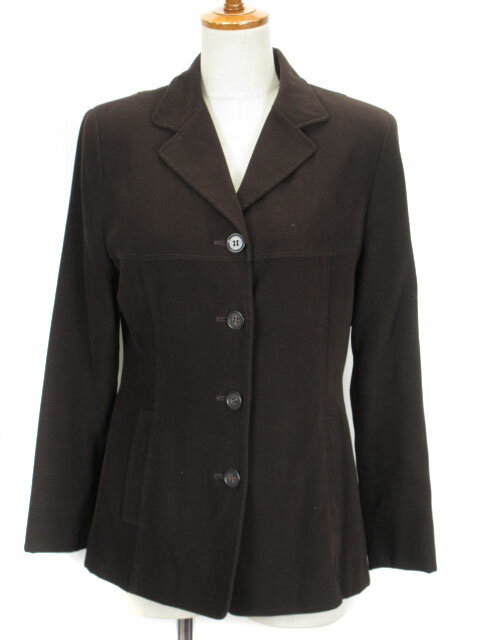 【中古】ジェラールダレル GERARD DAREL ジャケット テーラード 9 茶 ブラウン レディース 【ベクトル 古着】 221114