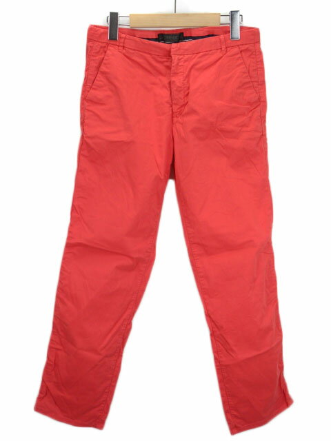 乐天商城 - 【中古】ザラ トラファルック ZARA Trafaluc パンツ ストレート ストレッチ 36 赤 レッド レディース 【ベクトル 古着】 230109
