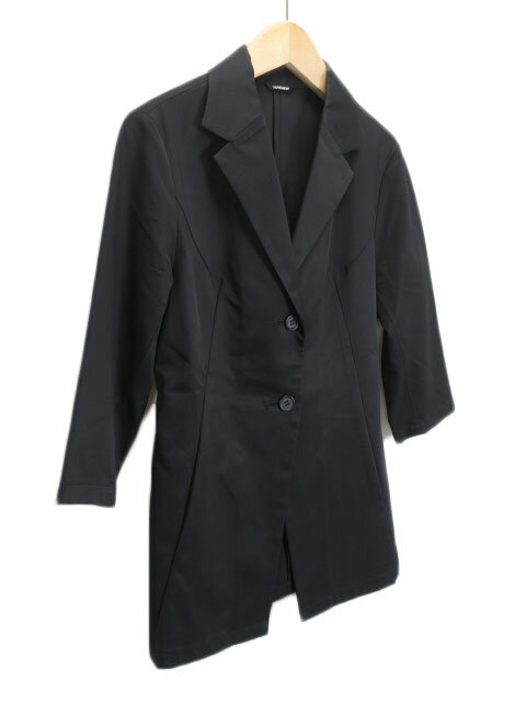 【中古】ロートレアモン LAUTREAMONT ジャケット テーラード 七分袖 3 黒 ブラック レディース 【ベクトル 古着】 230109