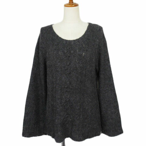 【中古】ハッシュアッシュ HusHusH セーター ニット ワイドスリーブ モヘヤ ウール 2 グレー レディース 【ベクトル 古着】 241005ブランドハッシュアッシュ HusHusH表記サイズ2実寸サイズ身幅：50cm　着丈：64cm　ゆき丈：80cm　　素材アクリル57% ポリエステル19% モヘヤ14% 羊毛10%色チャコールグレー ※色に関してはこの商品の出品者の主観で判断しておりますので、カタログや正規のカラーとは言いまわしが異なる場合があります。状態中古品ではございますが比較的状態の良い印象の商品です。 ※保管によるシワがございます。神経質な方のご入札はお控えください。写真または説明欄に記載のない箱・付属品などはございませんので、ご了承ください。商品のお問い合わせの回答を休止しております。＊各商品ページの商品詳細等をご確認の上ご購入ください。【中古】ハッシュアッシュ HusHusH セーター ニット ワイドスリーブ モヘヤ ウール 2 グレー レディース 【ベクトル 古着】 241005状態ランク　”A”詳細については、下記および「状態ランクについて」ページをご覧ください。未使用・新品の商品ほぼ新品同様の商品使用感が少なく、かなり状態の良い商品使用感はあるが、傷や汚れの少ない商品使用感の他、傷や汚れが見られる商品かなり大きな傷みがある難あり商品※S〜CランクはUSED品となりますので、使用感をご理解の上でご入札下さい。状態ランクについてinformationブランドハッシュアッシュ HusHusH表記サイズ2実寸サイズ身幅：50cm　着丈：64cm　ゆき丈：80cm　　素材アクリル57% ポリエステル19% モヘヤ14% 羊毛10%色チャコールグレー ※色に関してはこの商品の出品者の主観で判断しておりますので、カタログや正規のカラーとは言いまわしが異なる場合があります。状態中古品ではございますが比較的状態の良い印象の商品です。 ※保管によるシワがございます。神経質な方のご入札はお控えください。写真または説明欄に記載のない箱・付属品などはございませんので、ご了承ください。商品のお問い合わせの回答を休止しております。＊各商品ページの商品詳細等をご確認の上ご購入ください。本商品は一点物です他サイトや店舗にて販売している商品です。多少のお時間差にて欠品になることもございます。予めご了承頂ますようお願い致します。ベクトル・サイズガイドはこちらこの商品と同じブランドの商品を見る