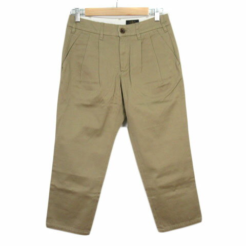 【中古】アメリカンラグシー AMERICAN RAG CIE パンツ テーパード クロップド タック コットン 0 ベージュ レディース 【ベクトル 古着】 201127 ベクトルプレミアム店 【中古】アメリカンラグシー AMERICAN RAG CIE パンツ テーパード クロップド タック コットン 0 ベージュ レディース 【ベクトル 古着】 201127 ベクトルプレミアム店