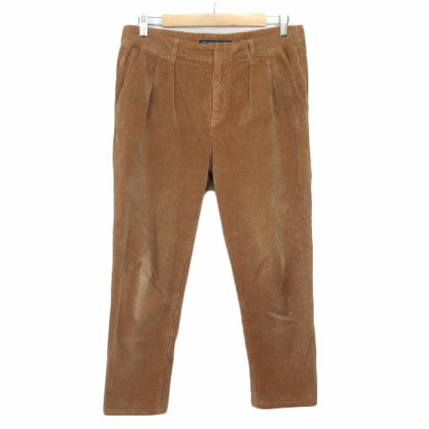 Corduroy - 【中古】スピック&スパン Spick&Span パンツ コーデュロイ テーパード クロップド 40 茶 ブラウン レディース 【ベクトル 古着】 210107 ベクトルプレミアム店