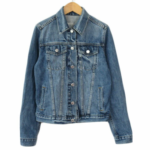 乐天商城 - 【中古】ギャップ GAP ジャケット デニム Gジャン ウォッシュ加工 XS 青 ブルー レディース 【ベクトル 古着】 210325
