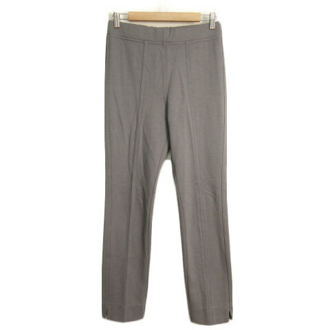 【中古】ドゥクラッセ DoCLASSE ストレッチサーモ・ピンタックレギパン 11 グレー レディース 【ベクトル 古着】 211102