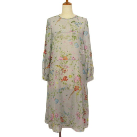 【中古】ティアラ Tiara fluffy flower Ptさらっとワンピース 2 グレー レディース 【ベクトル 古着】 221023 【中古】ティアラ Tiara fluffy flower Ptさらっとワンピース 2 グレー レディース 【ベクトル 古着】 221023
