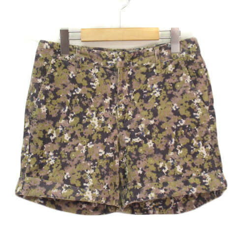 Corduroy - 【中古】メルローズ クレール melrose CLAIRE ショートパンツ コーデュロイ 総柄 3 マルチカラー レディース 【ベクトル 古着】 221022