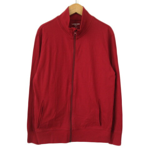 Other - 【中古】ランズエンド LANDS' END SUPER-T スーパーT ジップジャケット S 赤 レッド メンズ 【ベクトル 古着】 221204