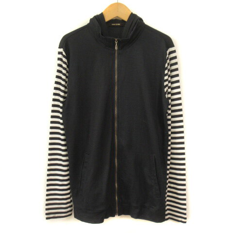 【中古】コムサメン COMME CA MEN パーカー ジップアップ ボーダー リネン M 紺 ネイビー メンズ 【ベクトル 古着】 230126ブランドコムサメン COMME CA MEN表記サイズM実寸サイズ肩幅：42cm　身幅：47cm　袖丈：62cm　着丈：67cm　　素材麻（ラミー）100% 袖部分 指定外繊維(リヨセル)100% 別地 ナイロン100%色ネイビー ※色に関してはこの商品の出品者の主観で判断しておりますので、カタログや正規のカラーとは言いまわしが異なる場合があります。状態使用感が少なく、かなり状態の良い商品です。※あくまでも中古品ですので掲載写真や記載内容をご確認いただき、ご理解の上ご購入ください。 ※保管によるシワがございます。神経質な方のご入札はお控えください。写真または説明欄に記載のない箱・付属品などはございませんので、ご了承ください。商品のお問い合わせの回答を休止しております。＊各商品ページの商品詳細等をご確認の上ご購入ください。【中古】コムサメン COMME CA MEN パーカー ジップアップ ボーダー リネン M 紺 ネイビー メンズ 【ベクトル 古着】 230126状態ランク　”A”詳細については、下記および「状態ランクについて」ページをご覧ください。未使用・新品の商品ほぼ新品同様の商品使用感が少なく、かなり状態の良い商品使用感はあるが、傷や汚れの少ない商品使用感の他、傷や汚れが見られる商品かなり大きな傷みがある難あり商品※S〜CランクはUSED品となりますので、使用感をご理解の上でご入札下さい。状態ランクについてinformationブランドコムサメン COMME CA MEN表記サイズM実寸サイズ肩幅：42cm　身幅：47cm　袖丈：62cm　着丈：67cm　　素材麻（ラミー）100% 袖部分 指定外繊維(リヨセル)100% 別地 ナイロン100%色ネイビー ※色に関してはこの商品の出品者の主観で判断しておりますので、カタログや正規のカラーとは言いまわしが異なる場合があります。状態使用感が少なく、かなり状態の良い商品です。※あくまでも中古品ですので掲載写真や記載内容をご確認いただき、ご理解の上ご購入ください。 ※保管によるシワがございます。神経質な方のご入札はお控えください。写真または説明欄に記載のない箱・付属品などはございませんので、ご了承ください。商品のお問い合わせの回答を休止しております。＊各商品ページの商品詳細等をご確認の上ご購入ください。本商品は一点物です他サイトや店舗にて販売している商品です。多少のお時間差にて欠品になることもございます。予めご了承頂ますようお願い致します。ベクトル・サイズガイドはこちらこの商品と同じブランドの商品を見る