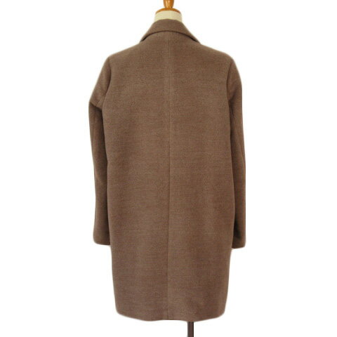 【中古】レイカズン Ray cassin チェスターコート M 茶 ブラウン レディース 【ベクトル 古着】 230806