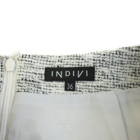ブランド古着の買取販売ベクトルの【中古】インディヴィ INDIVI スカート タイト ニット ストレッチ 36 白 ホワイト レディース 【ベクトル 古着】 230820｜アングル3