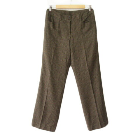 【中古】マックレガー マクレガー McGREGOR パンツ チェック セミフレア ウール 70-97 茶 ブラウン レディース 【ベクトル 古着】 230920 【中古】マックレガー マクレガー McGREGOR パンツ チェック セミフレア ウール 70-97 茶 ブラウン レディース 【ベクトル 古着】 230920