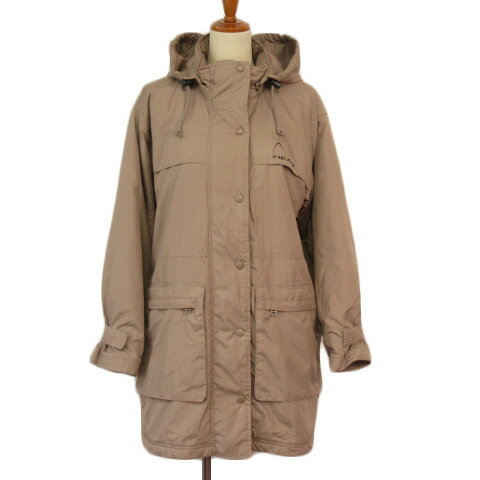 【中古】ヘッド HEAD コート 中綿 フード S ベージュ ブラウン メンズ 【ベクトル 古着】 231217