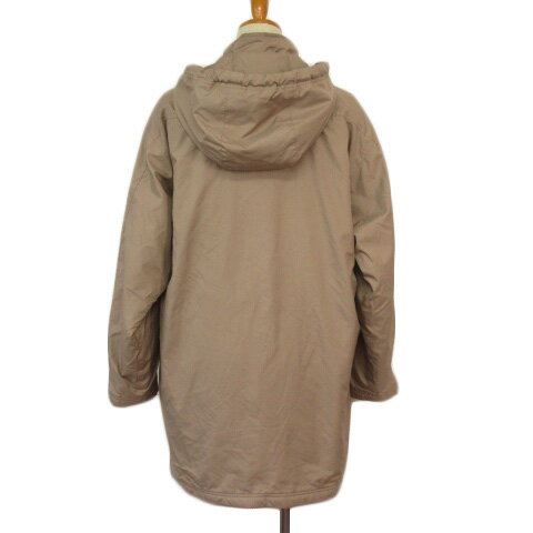 【中古】ヘッド HEAD コート 中綿 フード S ベージュ ブラウン メンズ 【ベクトル 古着】 231217