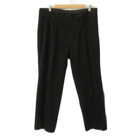 【中古】インターメッツォ INTERMEZZO パンツ 1タック センタープレス 90 黒 ブラック メンズ 【ベクトル 古着】 240121