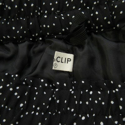 【中古】スタディオクリップ Studio Clip ティアードプリントスカート ドット ロング F 黒 ブラック レディース 【ベクトル 古着】 240303