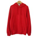 【中古】ギャップ GAP パーカー プルオーバー スウェット 裏起毛 XS 赤 レッド メンズ 【ベクトル 古着】 240512