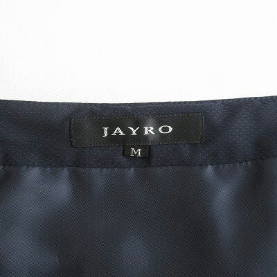 【中古】ジャイロ JAYRO スカートプリーツ ティアード シフォン M 紺 ネイビー レディース 【ベクトル 古着】 240601