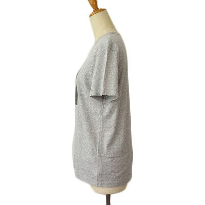 【中古】アーペーセー A.P.C. カットソー Tシャツ プリント 半袖 XS グレー レディース 【ベクトル 古着】 240613
