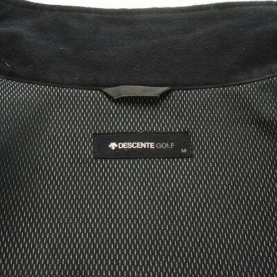 【中古】デサント DESCENTE GOLF ゴルフ ジャケット ブルゾン 中綿 M グレー 黒 ブ...