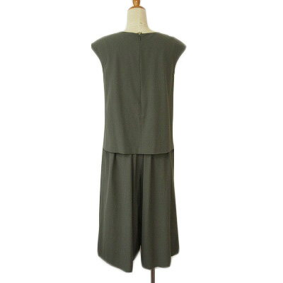 【中古】マッキントッシュフィロソフィー MACKINTOSH PHILOSOPHY パンツ オールインワン サロペット 36 緑 カーキ レディース 【ベクトル 古着】 240728