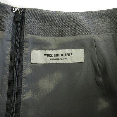 【中古】グリーンレーベルリラクシング ユナイテッドアローズ green label relaxing WORK TRIP OUTFITS スカート タイト スリット 40 グレー レディース 【ベクトル 古着】 240814 auc-vector-19933047 ブランド古着の買取販売ベクトル サンプル画像3