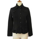 【中古】ギャバジンケーティー Gabardine K.T カーディガン ニット 2way ウール 11 黒 ブラック レディース 【ベクトル 古着】 240829(4)