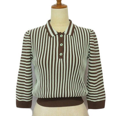 【中古】ザラ ZARA カットソー ニット ポロシャツ ストライプ S 茶 ブラウン レディース 【ベクトル 古着】 241005ブランドザラ ZARA表記サイズS実寸サイズ肩幅：30cm　身幅：35cm　袖丈：37cm　着丈：50cm　　素材レーヨン80% ナイロン20%色ブラウン、グリーン系 ※色に関してはこの商品の出品者の主観で判断しておりますので、カタログや正規のカラーとは言いまわしが異なる場合があります。状態使用感が少なく、かなり状態の良い商品です。※あくまでも中古品ですので掲載写真や記載内容をご確認いただき、ご理解の上ご購入ください。 ※保管によるシワがございます。神経質な方のご入札はお控えください。写真または説明欄に記載のない箱・付属品などはございませんので、ご了承ください。商品のお問い合わせの回答を休止しております。＊各商品ページの商品詳細等をご確認の上ご購入ください。【中古】ザラ ZARA カットソー ニット ポロシャツ ストライプ S 茶 ブラウン レディース 【ベクトル 古着】 241005状態ランク　”A”詳細については、下記および「状態ランクについて」ページをご覧ください。未使用・新品の商品ほぼ新品同様の商品使用感が少なく、かなり状態の良い商品使用感はあるが、傷や汚れの少ない商品使用感の他、傷や汚れが見られる商品かなり大きな傷みがある難あり商品※S〜CランクはUSED品となりますので、使用感をご理解の上でご入札下さい。状態ランクについてinformationブランドザラ ZARA表記サイズS実寸サイズ肩幅：30cm　身幅：35cm　袖丈：37cm　着丈：50cm　　素材レーヨン80% ナイロン20%色ブラウン、グリーン系 ※色に関してはこの商品の出品者の主観で判断しておりますので、カタログや正規のカラーとは言いまわしが異なる場合があります。状態使用感が少なく、かなり状態の良い商品です。※あくまでも中古品ですので掲載写真や記載内容をご確認いただき、ご理解の上ご購入ください。 ※保管によるシワがございます。神経質な方のご入札はお控えください。写真または説明欄に記載のない箱・付属品などはございませんので、ご了承ください。商品のお問い合わせの回答を休止しております。＊各商品ページの商品詳細等をご確認の上ご購入ください。本商品は一点物です他サイトや店舗にて販売している商品です。多少のお時間差にて欠品になることもございます。予めご了承頂ますようお願い致します。ベクトル・サイズガイドはこちらこの商品と同じブランドの商品を見る