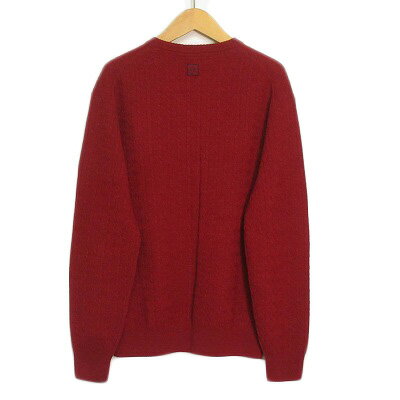 【中古】ZOY ゾーイ ゴルフ セーター ニット Vネック 刺繍 1 赤 レッド メンズ 【ベクトル 古着】 241017