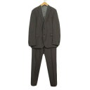 【中古】パーソンズフォーメン PERSON'S FOR MEN Ele-ku:l スーツ ストライプ シングル A8 グレー メンズ 【ベクトル 古着】 241...