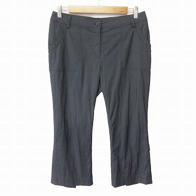 【中古】ジェルべ GERVE パンツ クロップド レースアップ 44 グレー レディース 【ベクトル 古着】 250603 【中古】ジェルべ GERVE パンツ クロップド レースアップ 44 グレー レディース 【ベクトル 古着】 250603