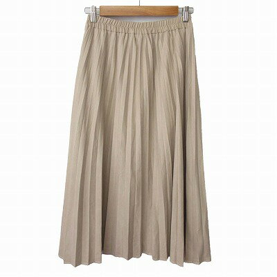 【中古】ドレスキップ DRESKIP アソートプリーツスカート L ベージュ系 レディース 【ベクトル 古着】 250614