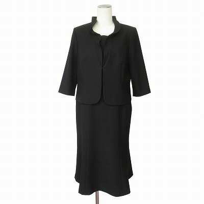 【CARVEN/カルヴェン】東京ソワール シルク混 ノーカラースタンドジャケット 楽天市場】東京ソワール ブラックフォーマル(ブランドカル