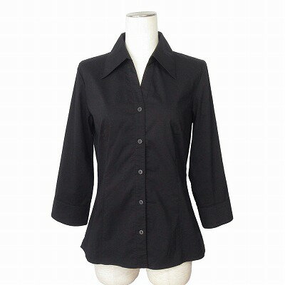 【中古】プロポーション ボディドレッシング PROPORTION BODY DRESSING シャツ オープンカラー ストレッチ 綿 コットン 4 黒 ブラック レディース 【ベクトル 古着】 250703 【中古】プロポーション ボディドレッシング PROPORTION BODY DRESSING シャツ オープンカラー ストレッチ 綿 コットン 4 黒 ブラック レディース 【ベクトル 古着】 250703