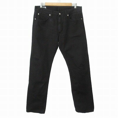 【中古】エドウィン EDWIN 1403 パンツ デニム 34 黒 ブラック メンズ 【ベクトル 古着】 250903