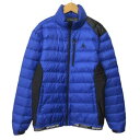 【中古】ルコックスポルティフ le coq sportif ゴルフ GOLF ダウンジャケット 裾ゴム ポリエステル L ブルー 青 メンズ 【ベクトル 古着】 250927