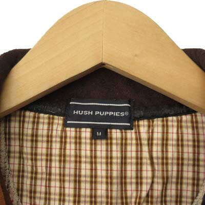 【中古】ハッシュパピー Hush Puppies ポロシャツ プルオーバー 長袖 コットン ポリエステル M ブラウン メンズ 【ベクトル 古着】 260211