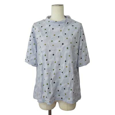 【中古】コイビトミサキ koibitomisaki カットソー 半袖 Tシャツ ボトルネック ドット コットン M-L ライトブルー レディース 【ベクトル 古着】 260327表記サイズM-L実寸サイズ肩幅：40cm　身幅：53cm　着丈：60cm　袖丈：27cm　　素材綿 100%色ライトブルー ※色に関してはこの商品の出品者の主観で判断しておりので、カタログや正規のカラーとは言いまわしが異なる場合があります。状態使用感が少なく、状態の良い商品です。 ※あくまでも中古品ですので掲載写真や記載内容をご確認いただき、ご理解の上ご購入ください。 保管によるシワがございます。神経質な方のご入札はお控えください。写真または説明欄に記載のない箱・付属品などはございませんので、ご了承ください。商品のお問い合わせの回答を休止しております。＊各商品ページの商品詳細等をご確認の上ご購入ください。【中古】コイビトミサキ koibitomisaki カットソー 半袖 Tシャツ ボトルネック ドット コットン M-L ライトブルー レディース 【ベクトル 古着】 260327状態ランク　”A”詳細については、下記および「状態ランクについて」ページをご覧ください。未使用・新品の商品ほぼ新品同様の商品使用感が少なく、かなり状態の良い商品使用感はあるが、傷や汚れの少ない商品使用感の他、傷や汚れが見られる商品かなり大きな傷みがある難あり商品※S〜CランクはUSED品となりますので、使用感をご理解の上でご入札下さい。状態ランクについてinformation表記サイズM-L実寸サイズ肩幅：40cm　身幅：53cm　着丈：60cm　袖丈：27cm　　素材綿 100%色ライトブルー ※色に関してはこの商品の出品者の主観で判断しておりので、カタログや正規のカラーとは言いまわしが異なる場合があります。状態使用感が少なく、状態の良い商品です。 ※あくまでも中古品ですので掲載写真や記載内容をご確認いただき、ご理解の上ご購入ください。 保管によるシワがございます。神経質な方のご入札はお控えください。写真または説明欄に記載のない箱・付属品などはございませんので、ご了承ください。商品のお問い合わせの回答を休止しております。＊各商品ページの商品詳細等をご確認の上ご購入ください。本商品は一点物です他サイトや店舗にて販売している商品です。多少のお時間差にて欠品になることもございます。予めご了承頂ますようお願い致します。ベクトル・サイズガイドはこちらこの商品と同じブランドの商品を見る