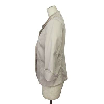 ブランド古着の買取販売ベクトルの【中古】マックスマーラ MAX MARA ジャケット 七分袖 ストレッチ コットン 44 ベージュ レディース 【ベクトル 古着】 260608｜アングル2