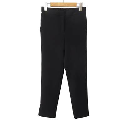 【中古】ドゥクラッセ DoCLASSE カルゼダブルクロス スティックパンツ 9 黒 レディース 【ベクトル 古着】 260820