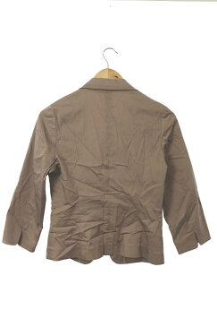 【中古】シンプリシテェ Simplicite ジャケット テーラード 長袖 38 茶 ブラウン /RI7 レディース 【ベクトル 古着】 180802 ブランド古着ベクトルプレミアム店