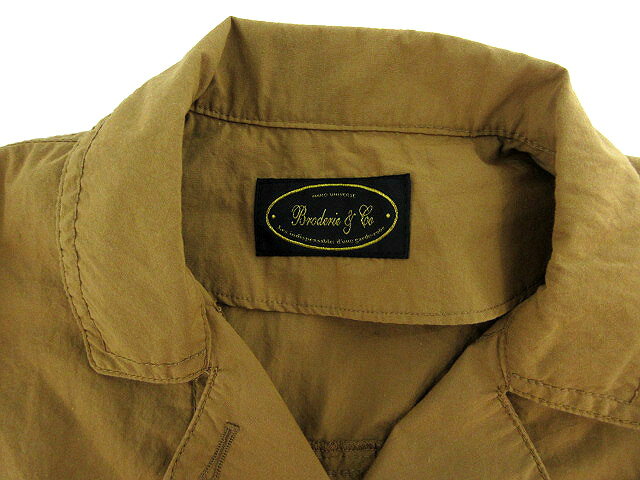 【中古】ブロードゥリー&コー Broderie&Co ナノユニバース シャツ ワーク 半袖 38 茶 ブラウン /AS13 レディース 【ベクトル 古着】 180913 ブランド古着ベクトルプレミアム店 auc-vector-20746872 ブランド古着の買取販売ベクトル サンプル画像3