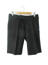 【中古】グリーンレーベルリラクシング ユナイテッドアローズ green label relaxing パンツ ハーフ ショート ジップフライ ウール 38 黒 ブラック /YS8 レディース 【ベクトル 古着】 181122 ブランド古着ベクトルプレミアム店